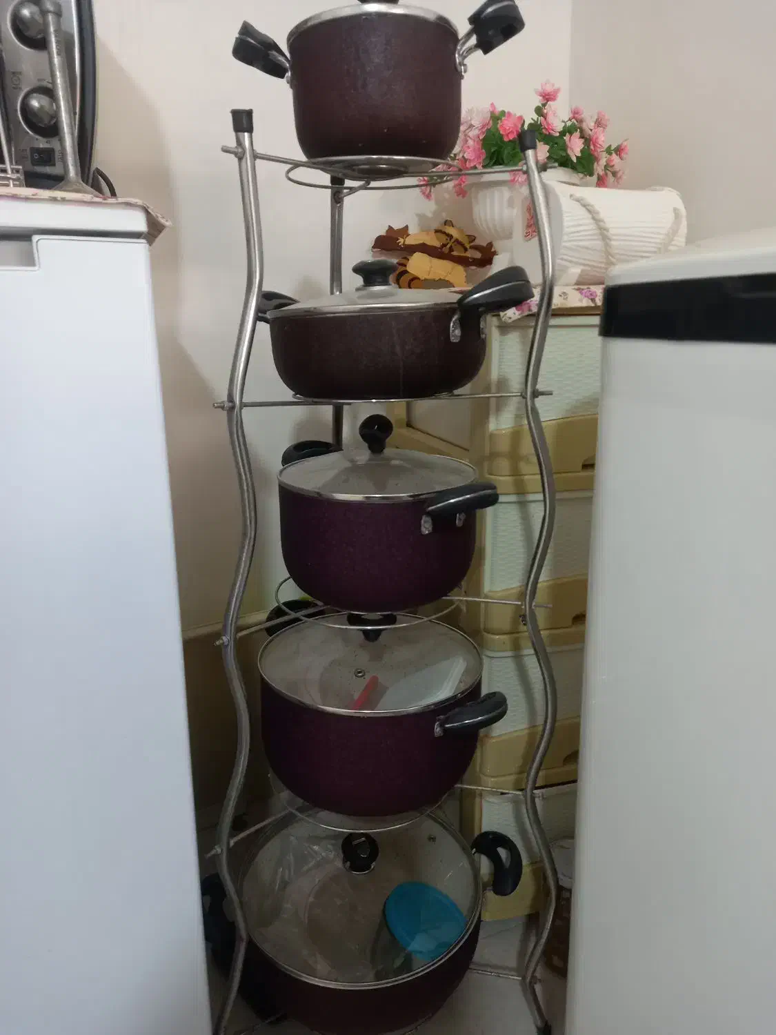 استند قابلمه|آبچکان و نظمدهنده ظروف|قزوین, |دیوار