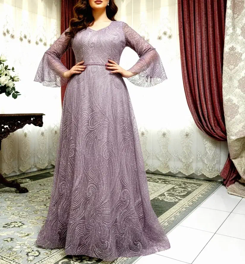 لباس مجلسی گیپور شاین و جواهردوزی شیک و نو|لباس|مشهد, شهرک مطهری|دیوار