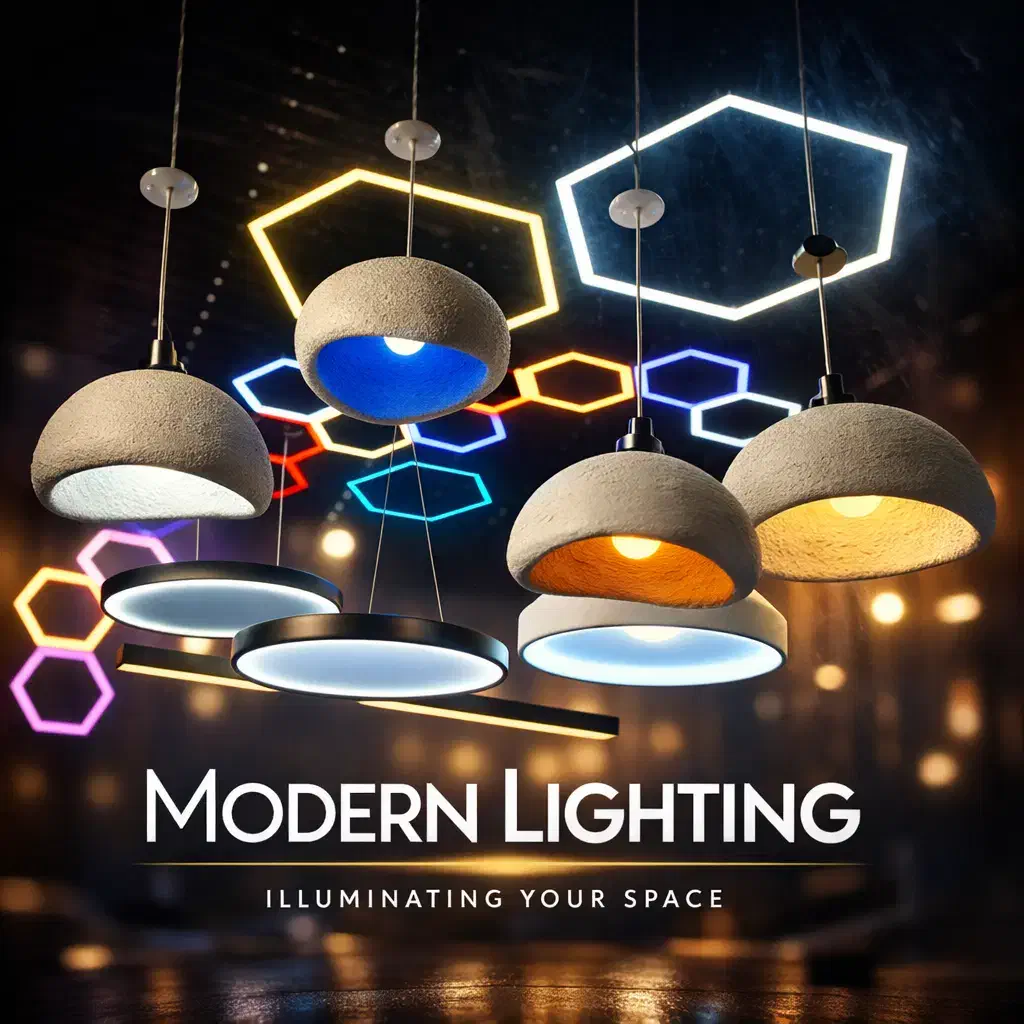 آویز ماه مدرن|لوستر و چراغ آویز|شیراز, سیاه سنگ|دیوار