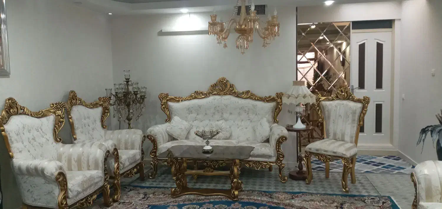 مبل استیل چوب راش|مبلمان خانگی و میز عسلی|محمدشهر, محمدشهر|دیوار