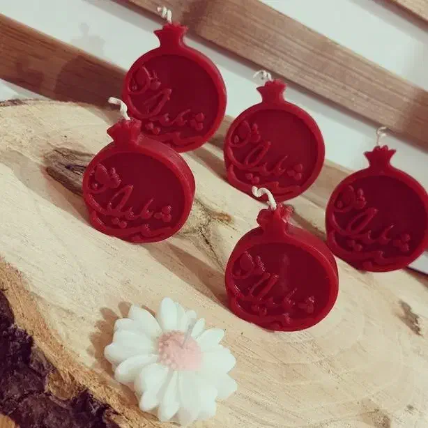 فروش شمع وگیفت به رنگ دلخواه شمابه صورت تک و عمده|صنایع دستی و سایر لوازم تزئینی|خرم بید, |دیوار