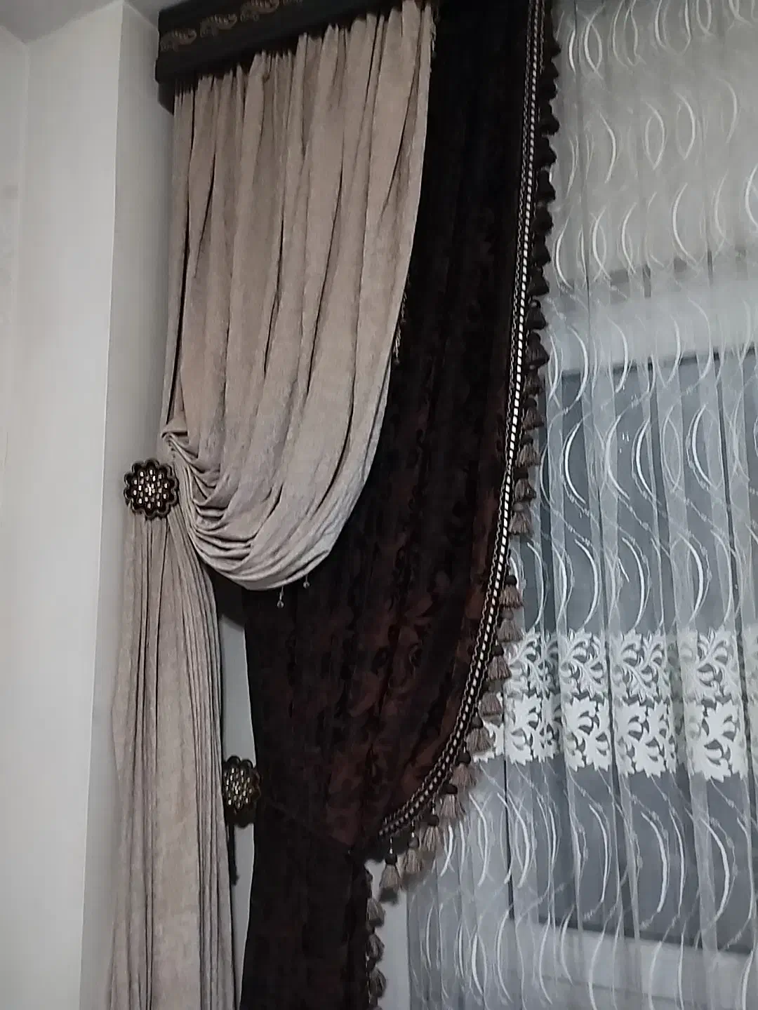 پرده پذیرایی|پرده، رانر، رومیزی|ماهدشت, |دیوار