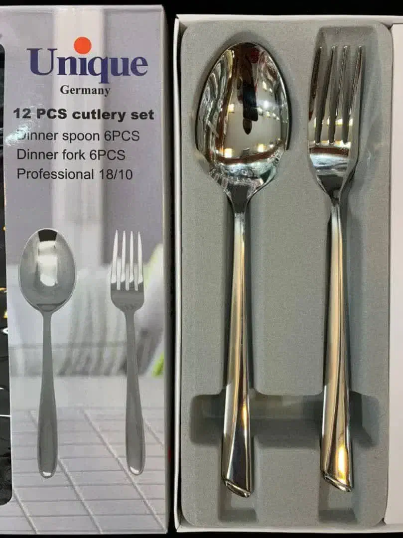 قاشق چنگال یونیک ۶ نفره|ظروف سرو و پذیرایی|علیآباد کتول, |دیوار