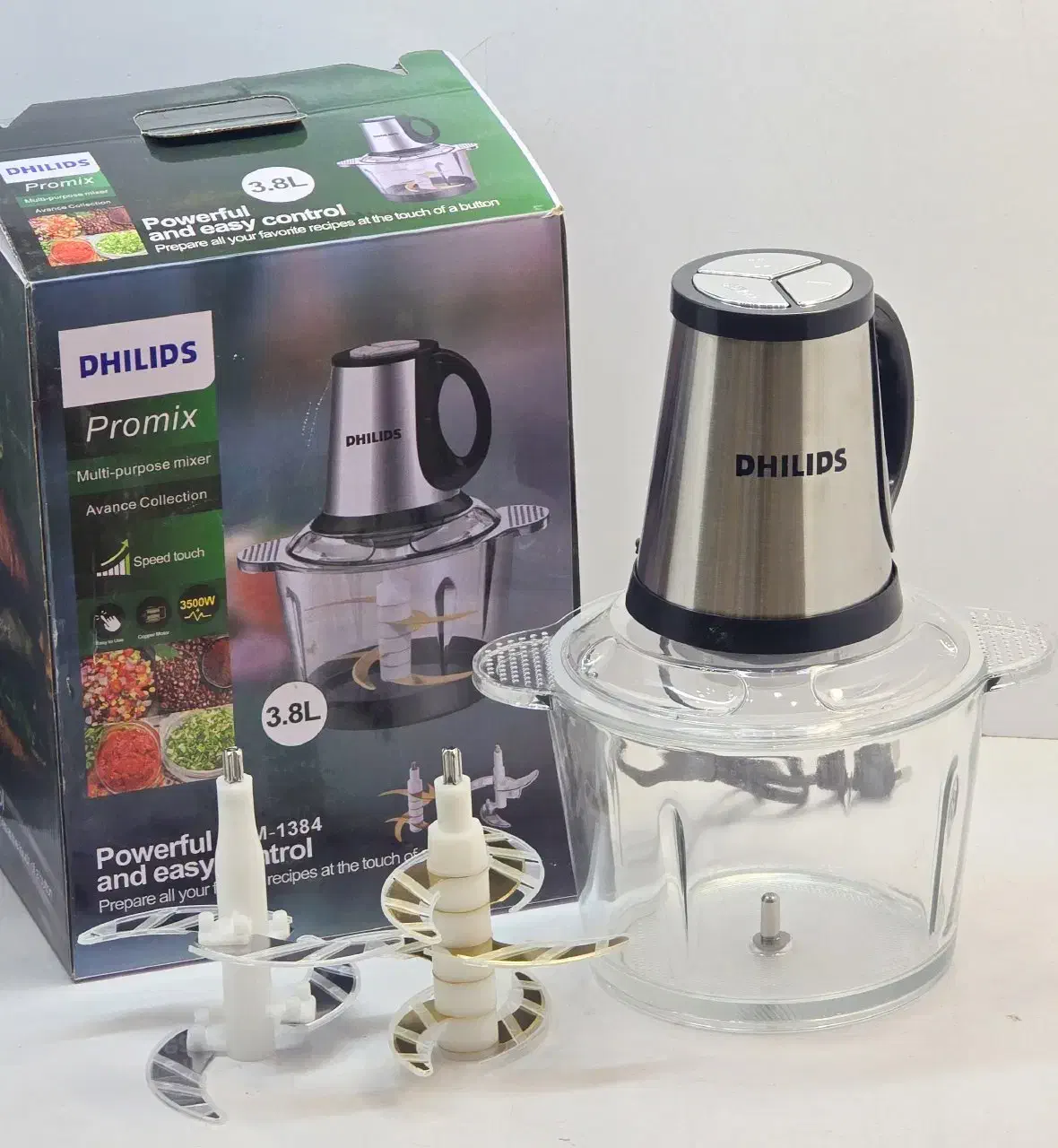 خردکن 3.8لیتر دارای دونوع تیغ|خردکن، آسیاب، غذاساز|رشت, دیلمان|دیوار