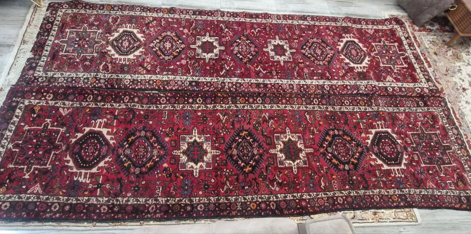 ۲ تحته فرش دستباف کناره قره جه|فرش|تبریز, |دیوار