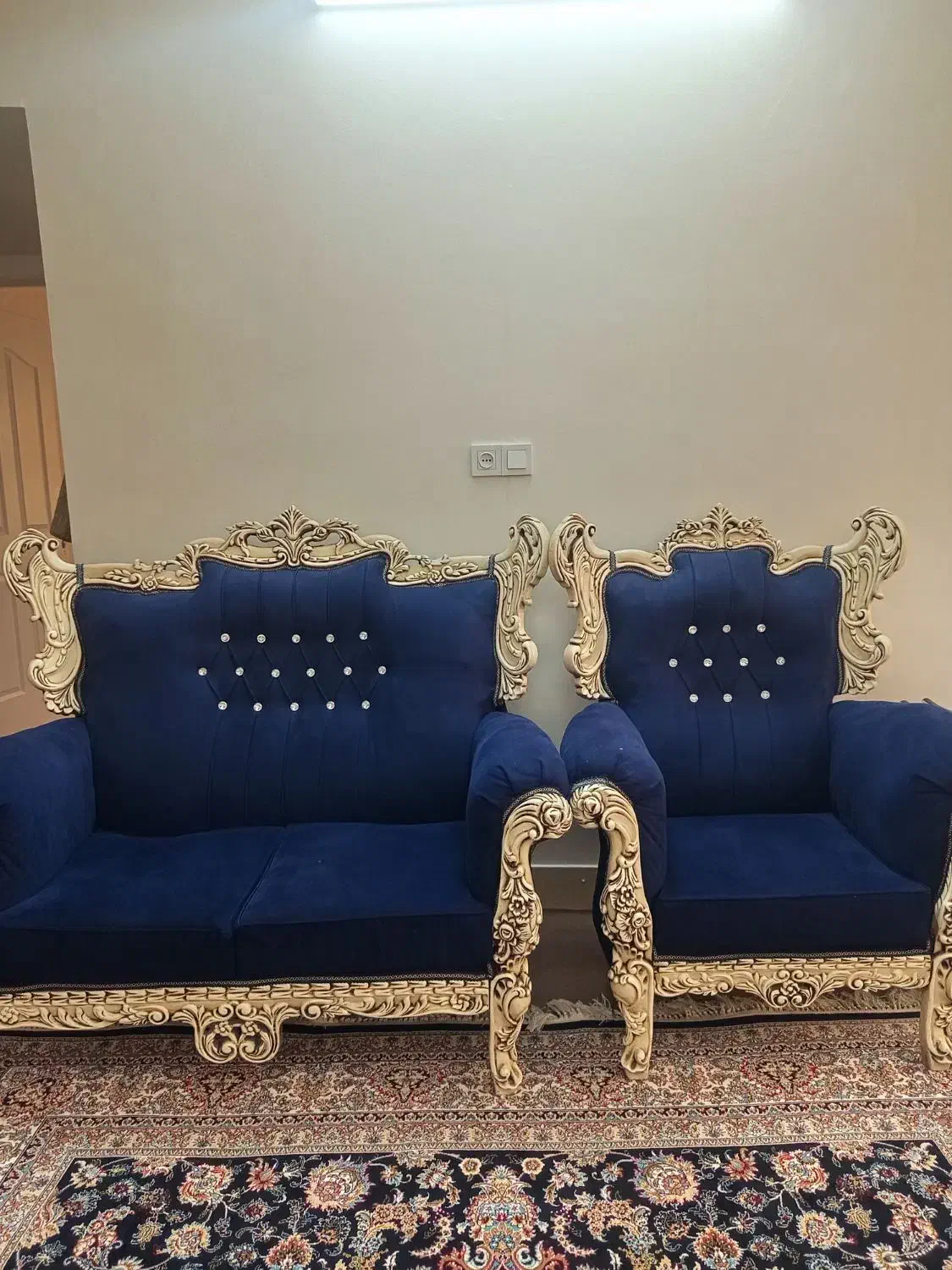 مبل ۷نفره|مبلمان خانگی و میز عسلی|تاکستان, |دیوار