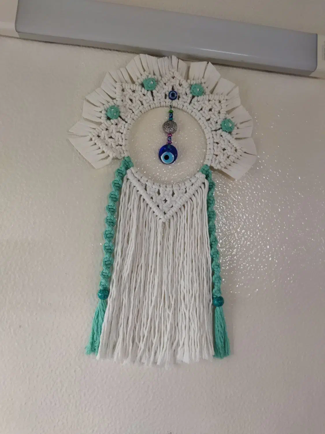 مکرومه چشم زخم|صنایع دستی و سایر لوازم تزئینی|شاهین‌شهر, خبرنگار|دیوار