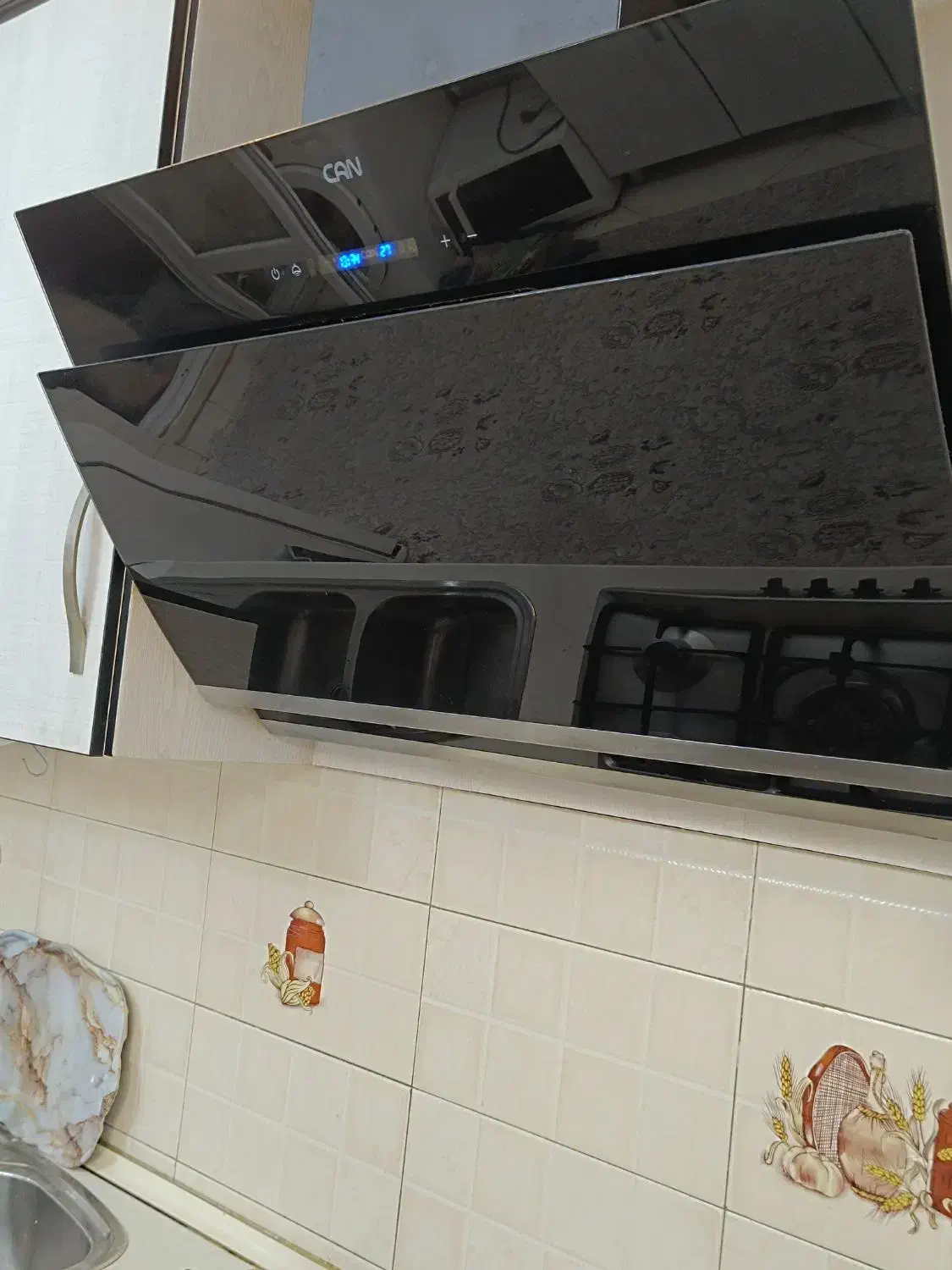 هود کن با اجاق گاز اخوان در حد نو|اجاق گاز و لوازم برقی پخت‌وپز|تهران, دریان‌نو|دیوار