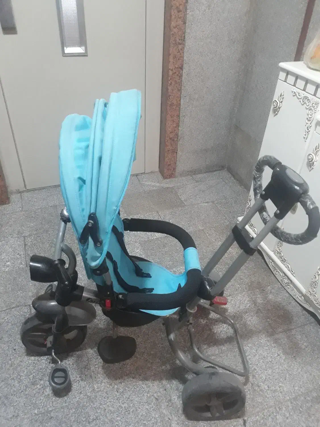 سه چرخه طرح کالسکه|دوچرخه، اسکیت، اسکوتر|ری, صفاییه (چشمه علی)|دیوار