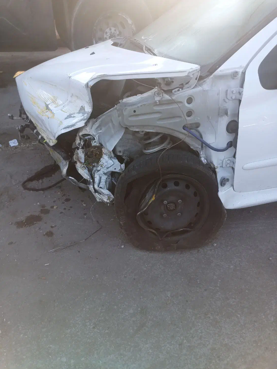 206 تیپ 5 مدل 95 تصادفی|خودرو سواری و وانت|مشهد, ثامن|دیوار