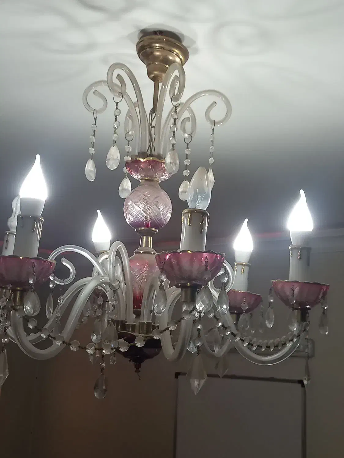 لوستر کریستال|لوستر و چراغ آویز|اصفهان, چرخاب|دیوار