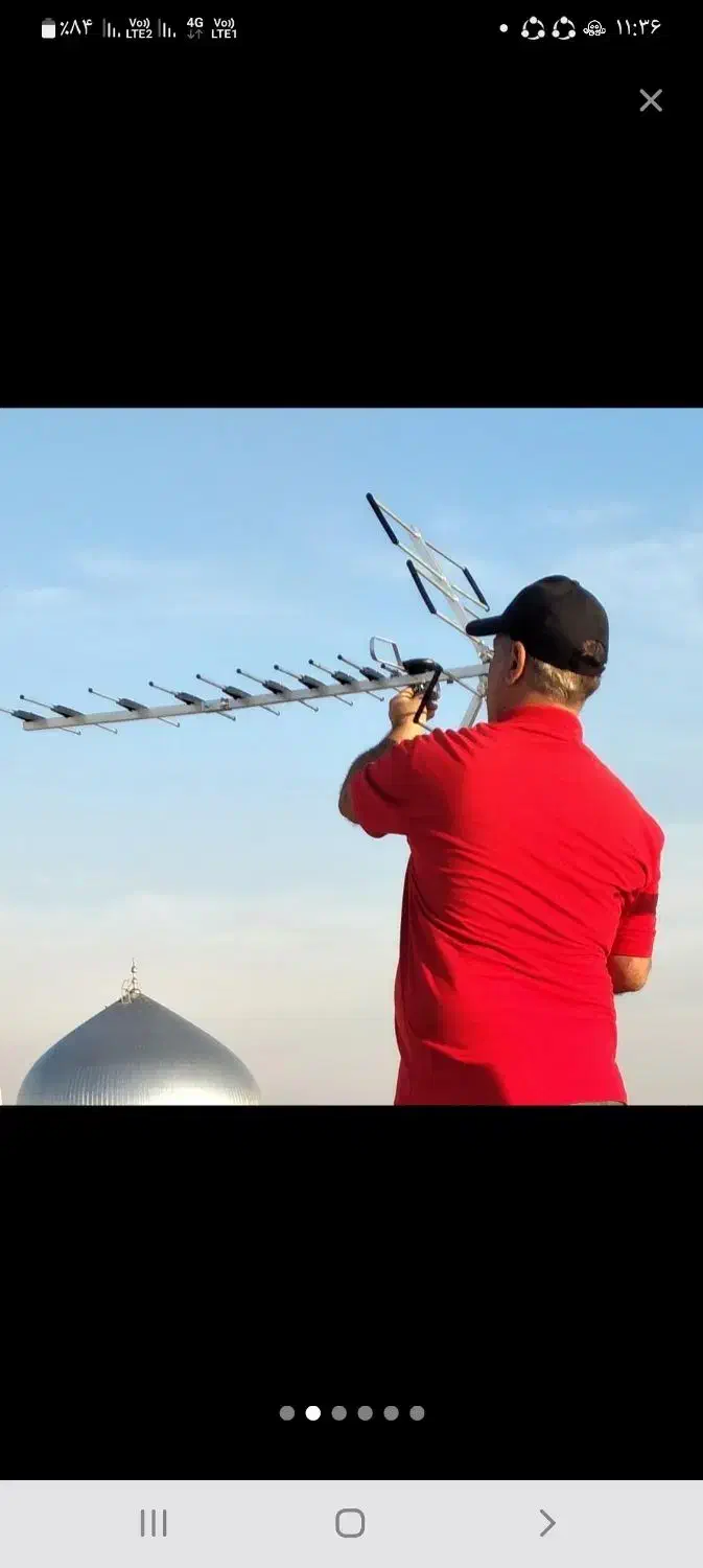 نصب انتن ثابت وگردان ونصب براکت درتمام مناطق|خدمات پیشه و مهارت|تهران, تهرانپارس جنوبی|دیوار