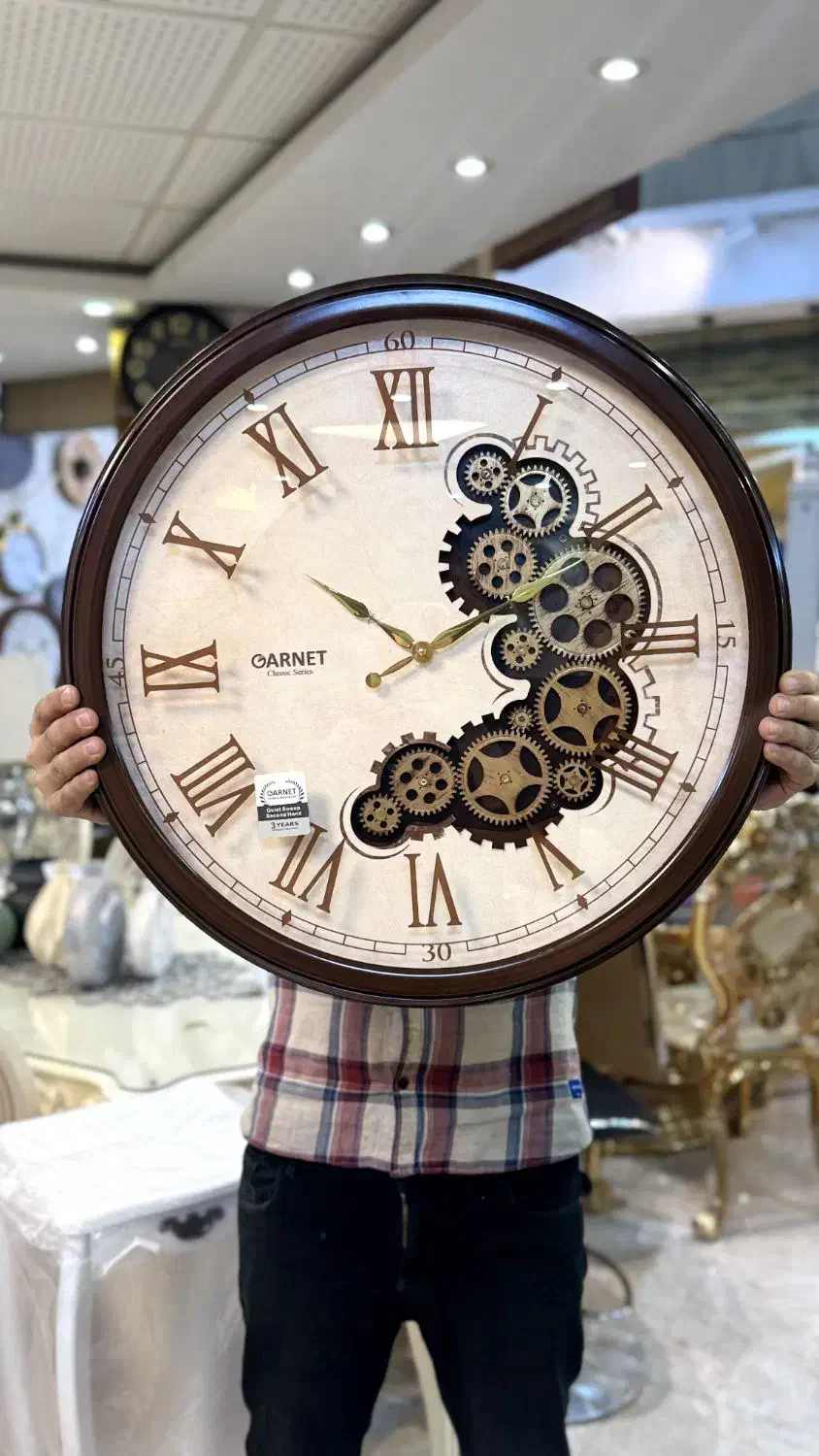 ساعت دیواری گارنت چرخ دنده ای|ساعت دیواری و تزئینی|رشت, دیلمان|دیوار