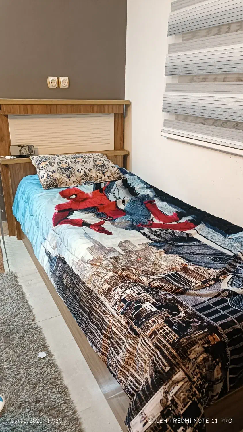 تخت ۱ نفره فروشی|تخت و سرویس خواب|قوچان, |دیوار