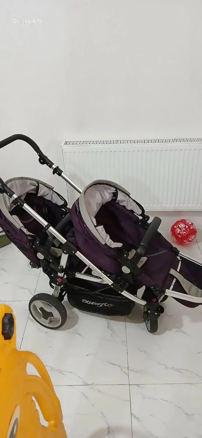 کالسکه دو قلو خارجی|کالسکه و لوازم جانبی|شهریار, شهرک امیریه|دیوار