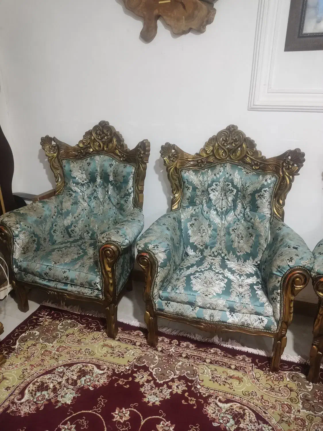 مبل سلطنتی|مبلمان خانگی و میز عسلی|رشت, عینک|دیوار