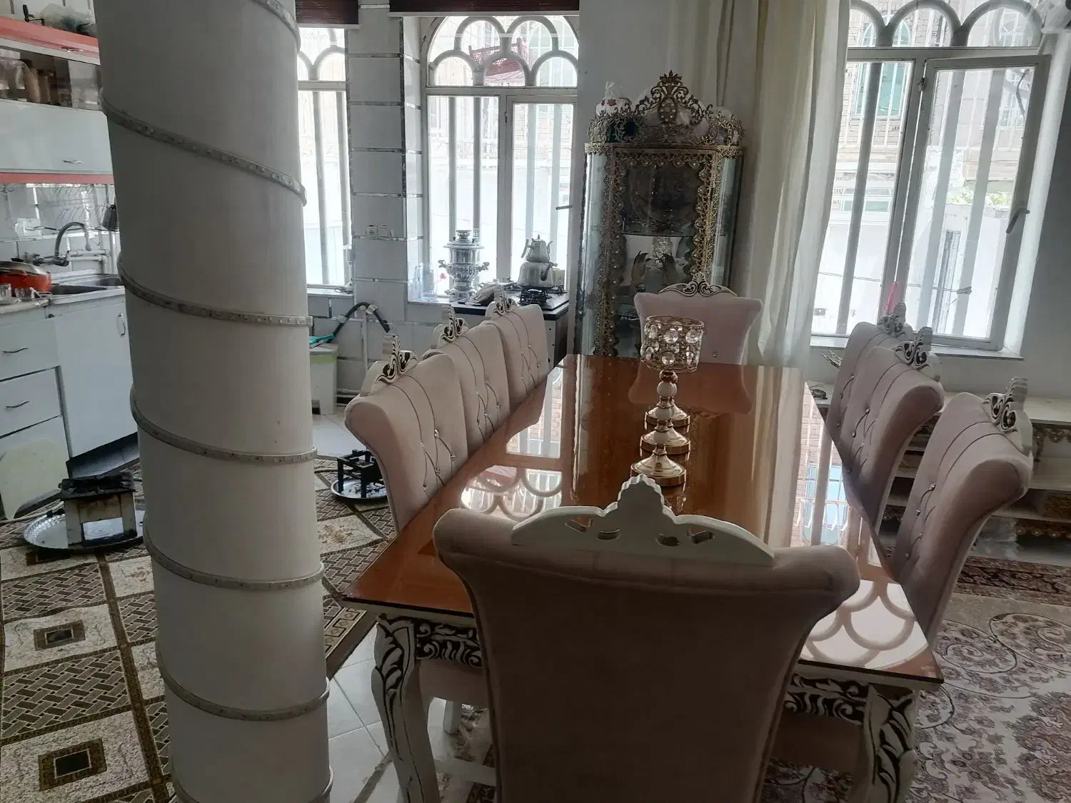 میز نهار خوری 8 نفره|میز و صندلی غذاخوری|کرمانشاه, |دیوار