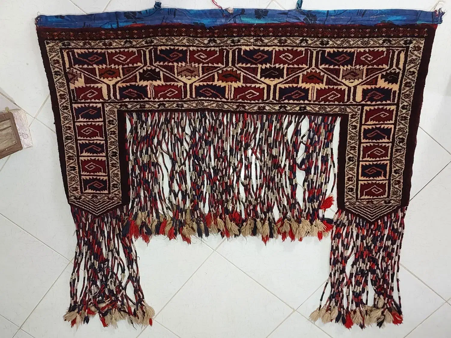 پرده فرش دستبافت|گلیم، جاجیم، گبه|مشهد, هفت تیر (نه دره)|دیوار