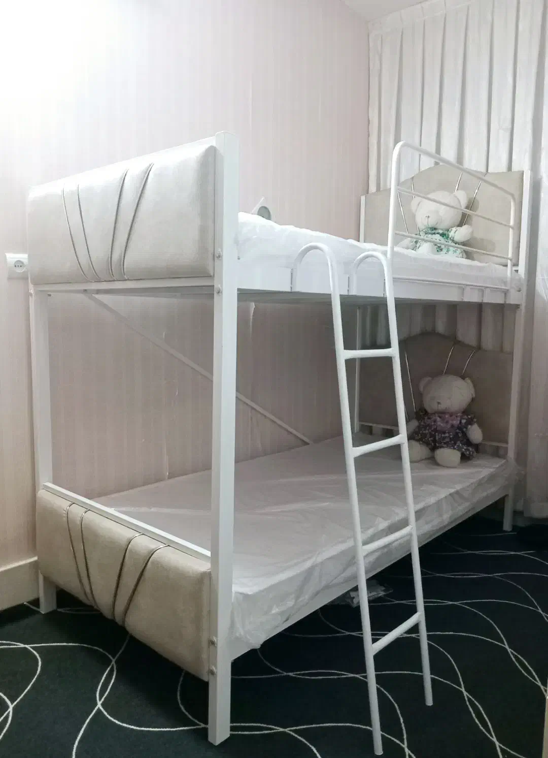 تختخواب دوطبقه علیمردانی۴۵(تخت خواب۲دونفره)فلزی گل|تخت و سرویس خواب|مشهد, حسین‌آباد|دیوار