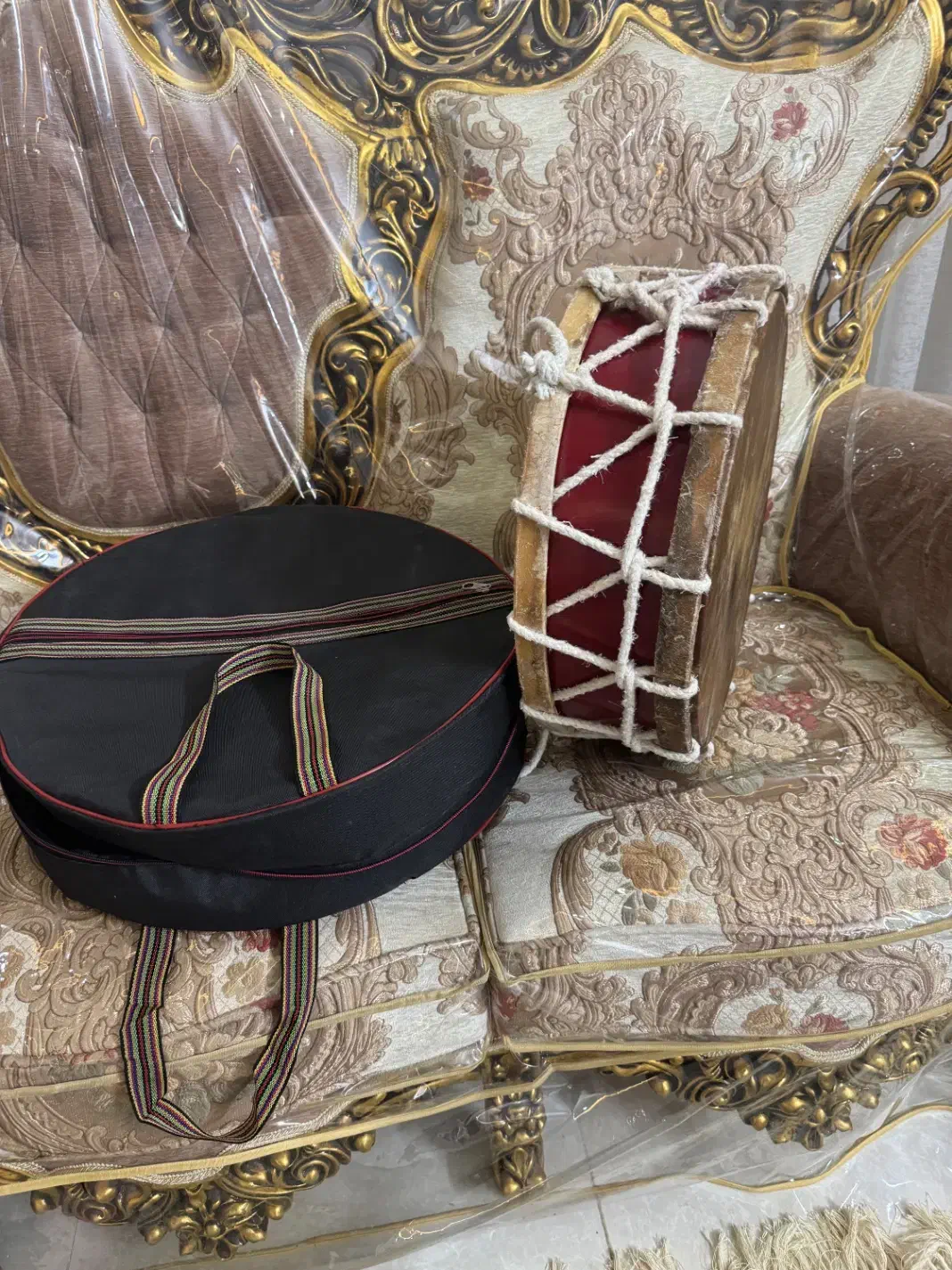 دهل خراسان|سازهای سنتی|مشهد, یاس|دیوار