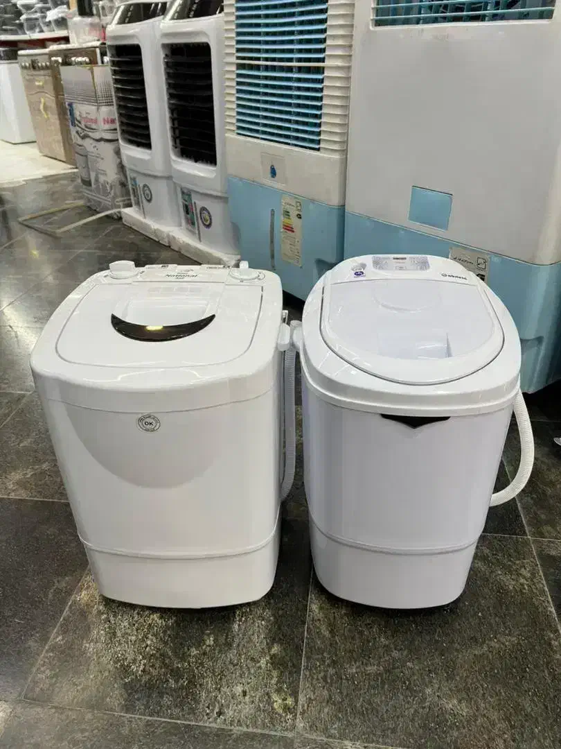 مینی واش ناسیونال3.5کیلو کهنه شور سیسمونی لباسشویی|ماشین لباسشویی و خشککن لباس|مشهد, گلشور|دیوار