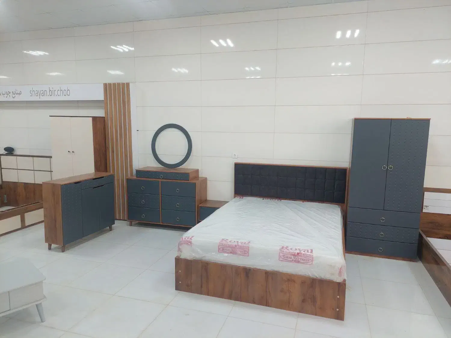 انواع سرویس چوب دونفره (حاجی اباد)|تخت و سرویس خواب|بیرجند, |دیوار