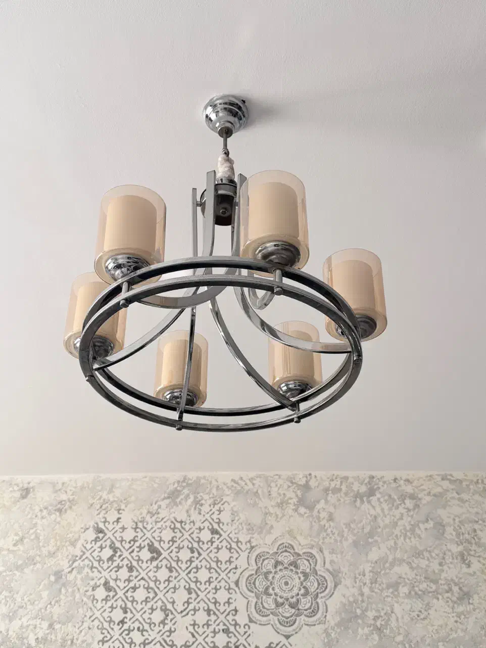 لوستر و آباژور استیل|لوستر و چراغ آویز|کیش, |دیوار