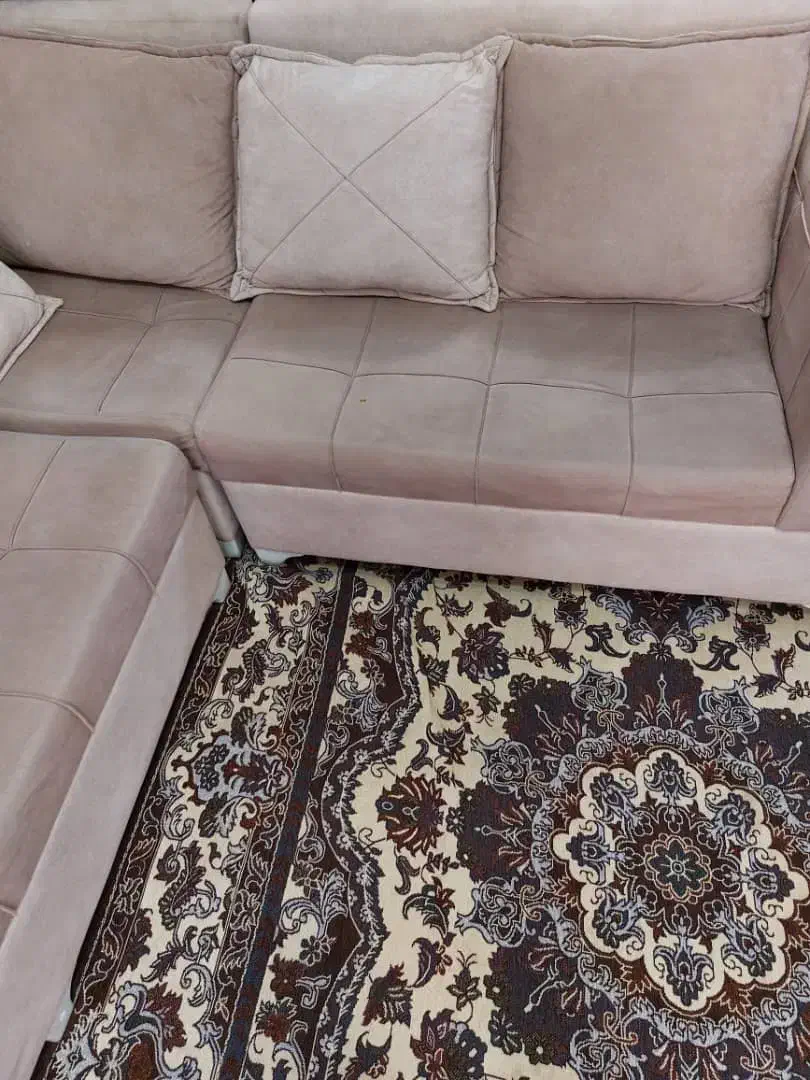 یک دست مبل ال ۷نفر|مبلمان خانگی و میز عسلی|گرگان, |دیوار