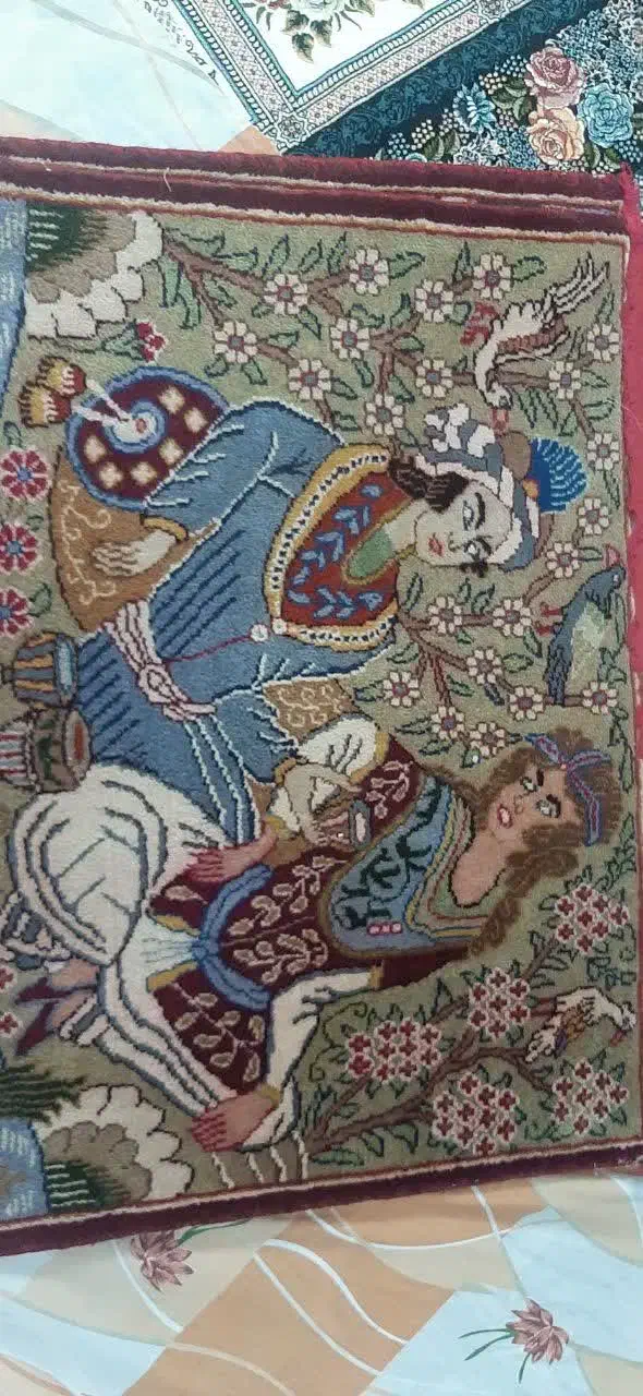 پشتی دستبافت|پشتی|همدان, |دیوار