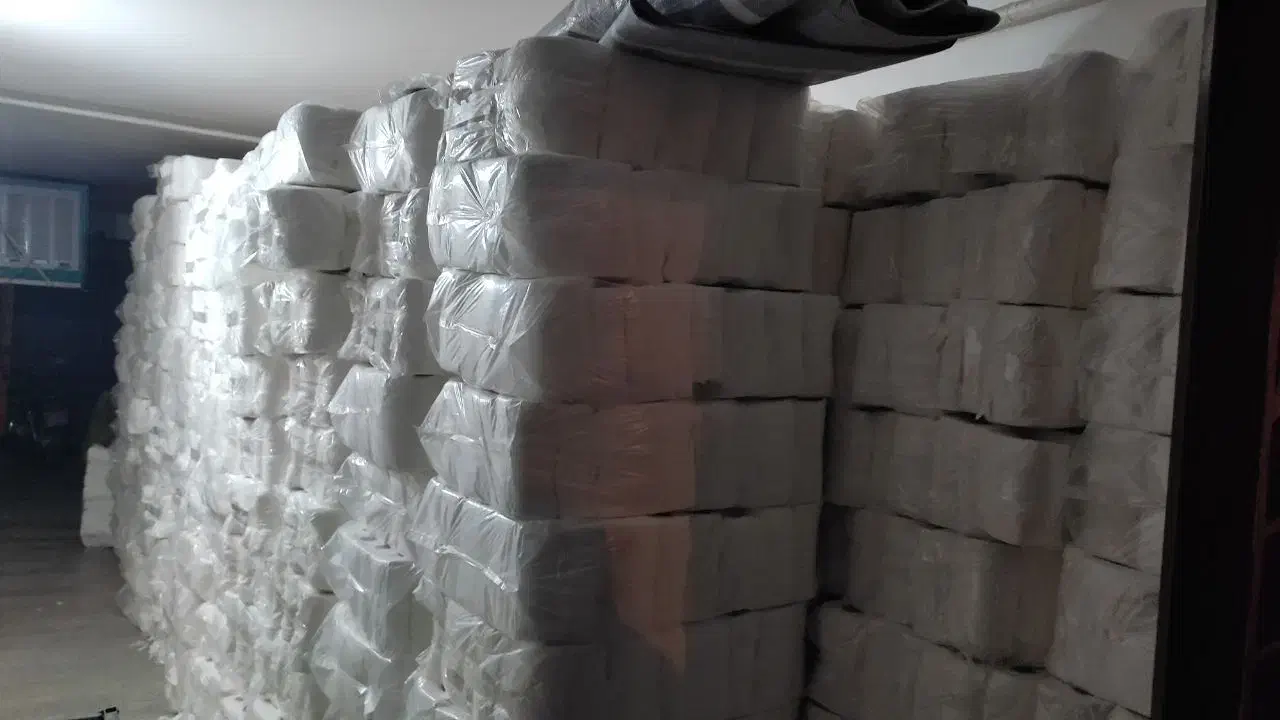 دستمال کاغذی لوله ای فله ای|مواد شوینده و دستمال کاغذی|کبودرآهنگ, |دیوار