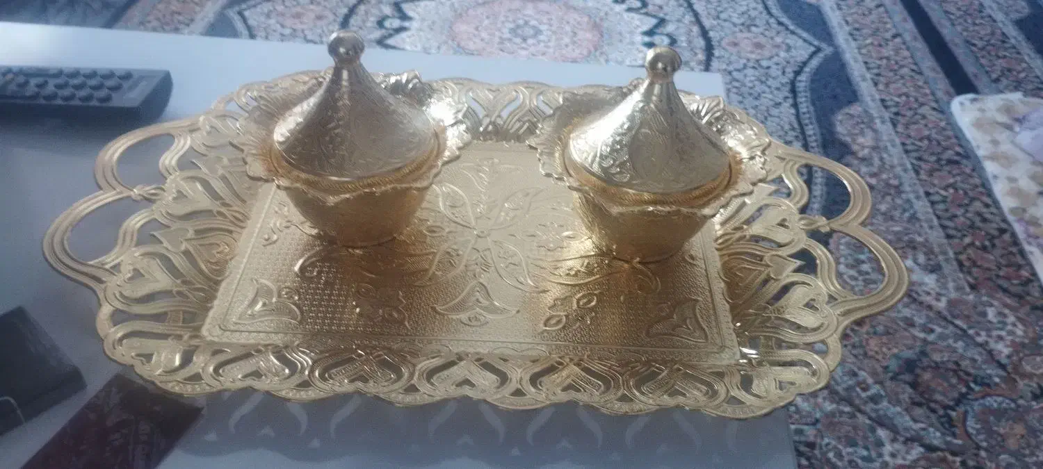 قندان سینی تازه|ظروف سرو و پذیرایی|سرپل ذهاب, |دیوار