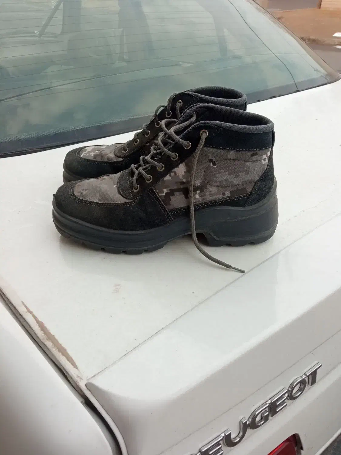 کفش نیم بوت سایز ۴۱ بزرگ پا|کیف، کفش، کمربند|تربت جام, نظامی|دیوار