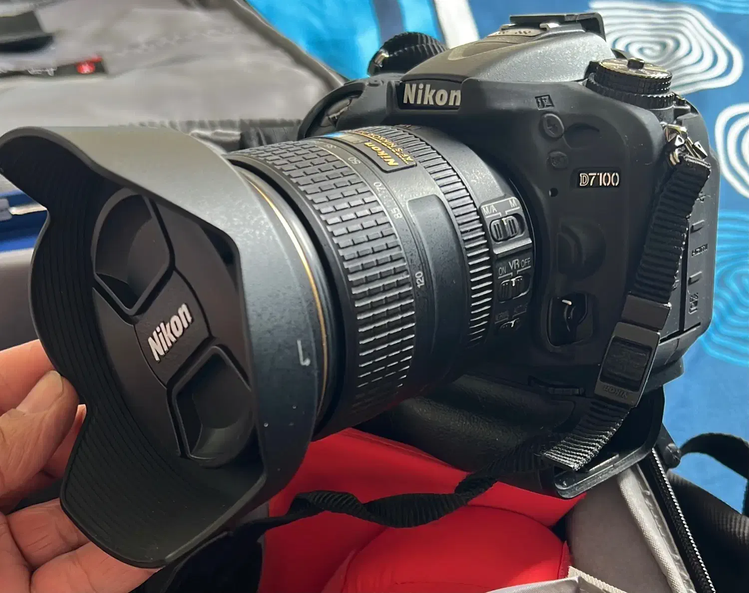 نیکون ۷۱۰۰ با لنز ۱۲۰-۲۴|دوربین عکاسی و فیلم‌برداری|تهران, شهرک شهرداری|دیوار