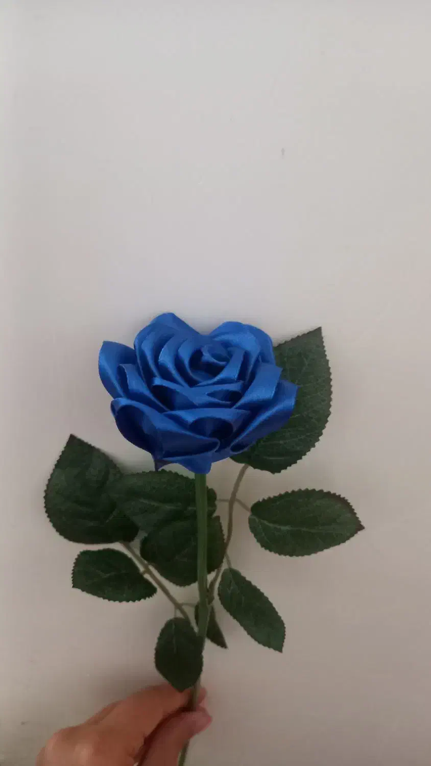 شاخه گل رز آبی|گل مصنوعی|فیروزآباد (فارس), |دیوار