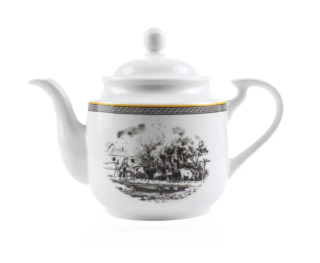 قوری بزرگ استوانهای ویلیج چینی زرین ایران|قوری، کتری، قهوهساز دستی|تهران, بازار|دیوار