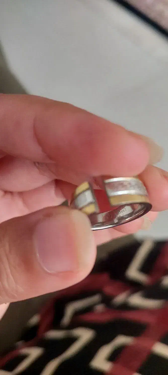 ۲ عدد حلقه زوجی استیل بدون نگین (انگشتر)|بدلیجات|مشهد, شفا|دیوار