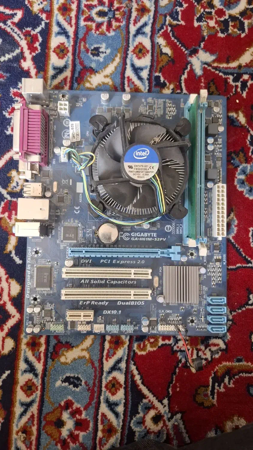 gigabyte h61 cpu i5 2400|قطعات و لوازم جانبی رایانه|قم, نیروگاه|دیوار