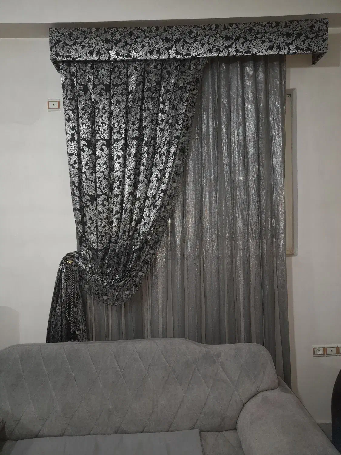 پرده|پرده، رانر، رومیزی|طاهرگوراب, |دیوار