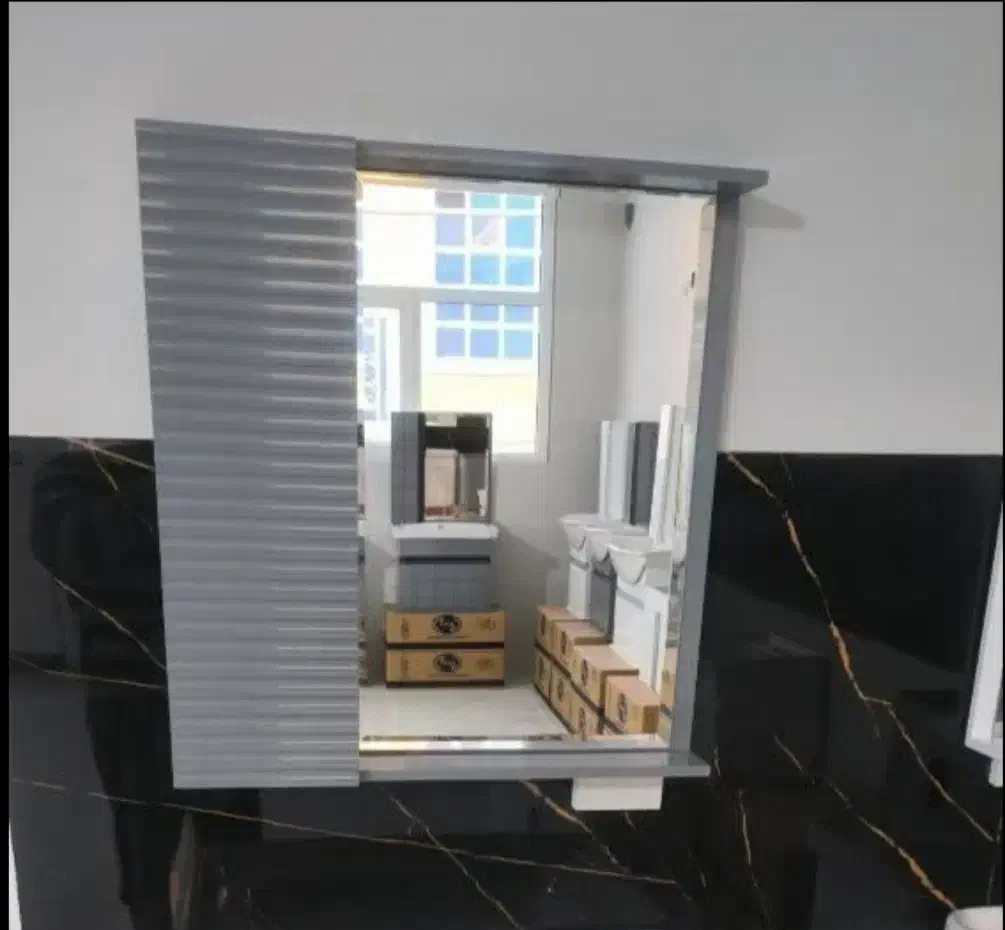 آینه و باکس|لوازم سرویس بهداشتی|آباده, |دیوار