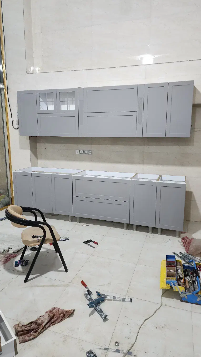 کابینت نئوکلاسیک مدل NK-418 ///رنگ‌های طبیعی و مات|مصالح و تجهیزات ساختمان|بابل, |دیوار