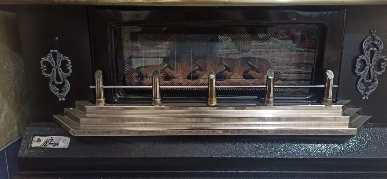 بخاری گازی شومینه|بخاری، هیتر، شومینه|شاهین دژ, |دیوار