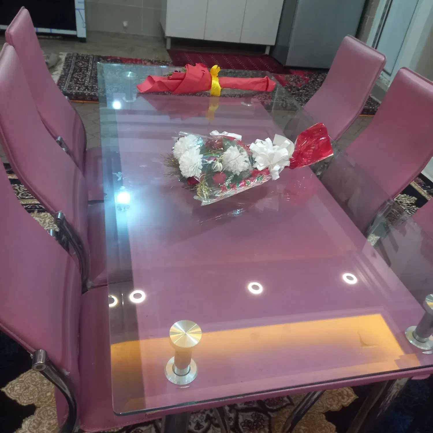 میز ناهار خوری۶نفره|میز و صندلی غذاخوری|گرگان, |دیوار