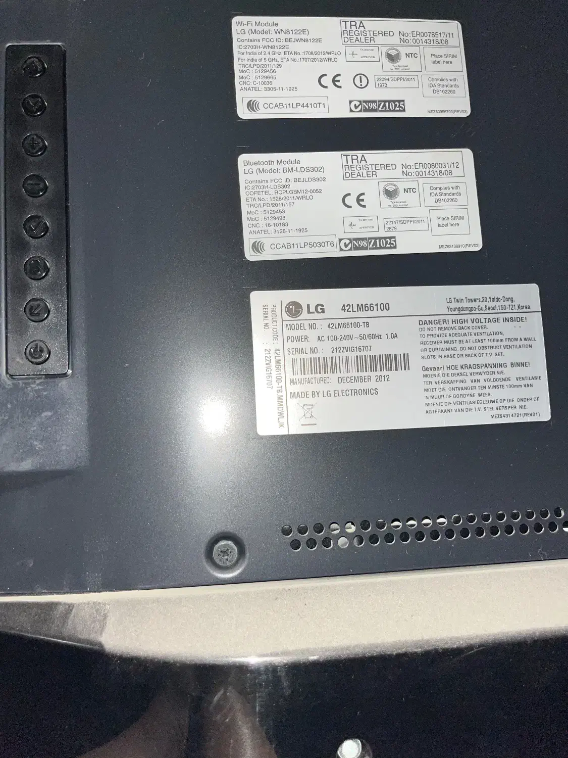 تلویزیون42اینچ LG اصل کره HD و 3D|تلویزیون و پروژکتور|ماسال, |دیوار