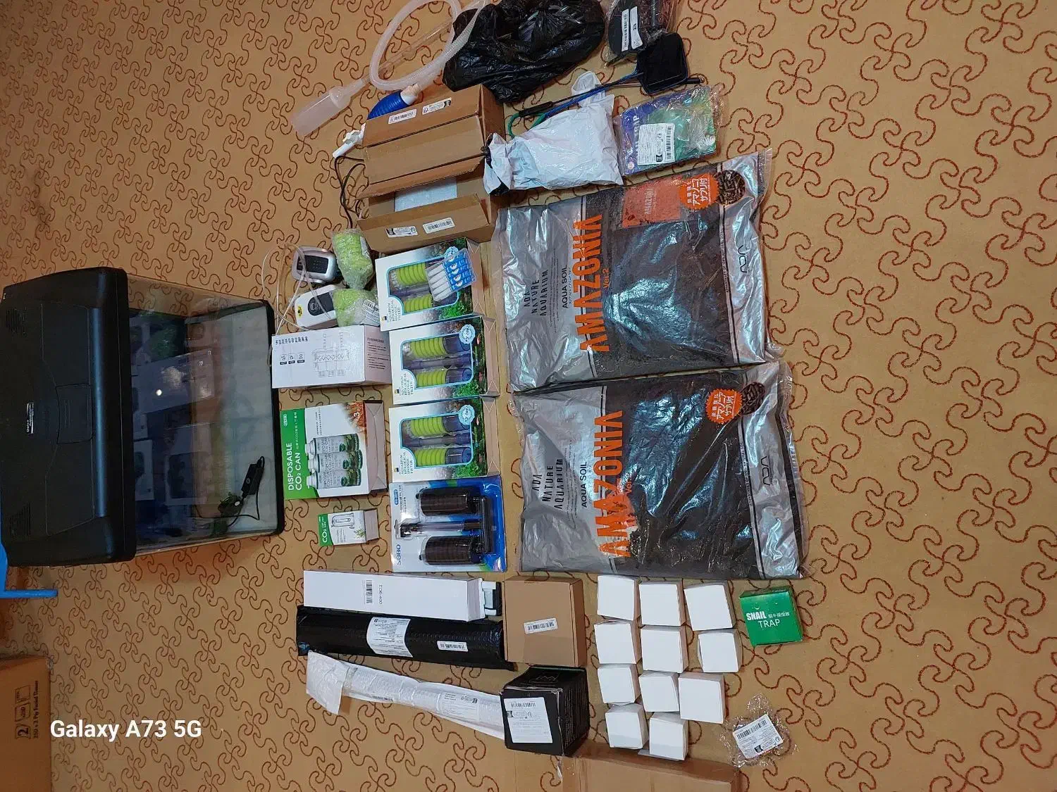 اکواریوم کامل|ماهی|کیش, |دیوار