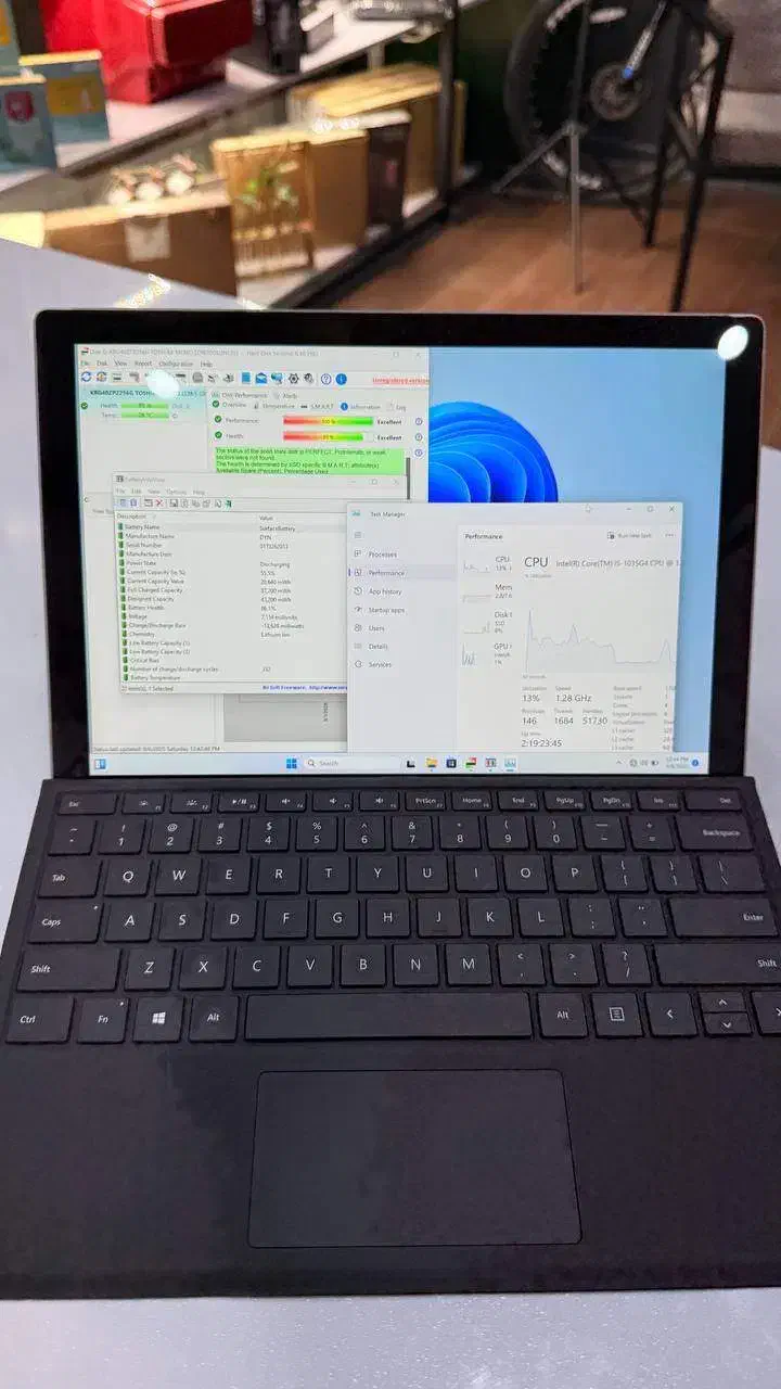 تبلت ویندوزی سرفیس پرو7 با گارانتی/surface pro7|رایانه همراه|اصفهان, باغ زرشک|دیوار