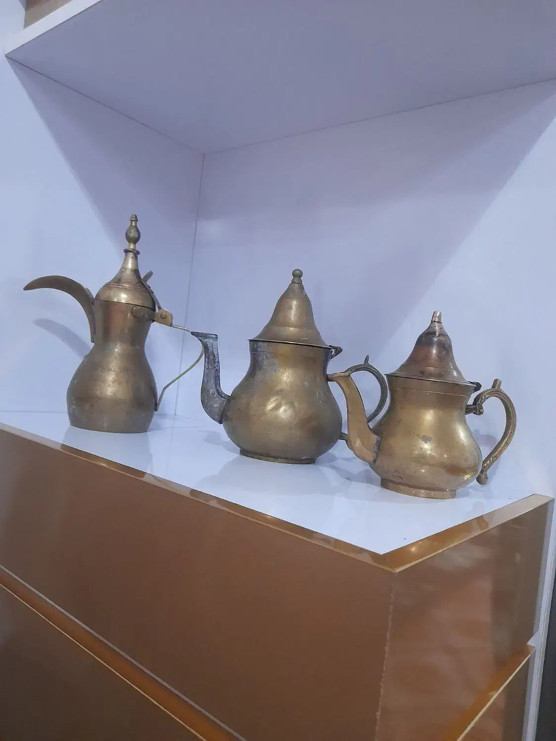 قوری برنجی|کلکسیون اشیاء عتیقه|پارس‌آباد, |دیوار