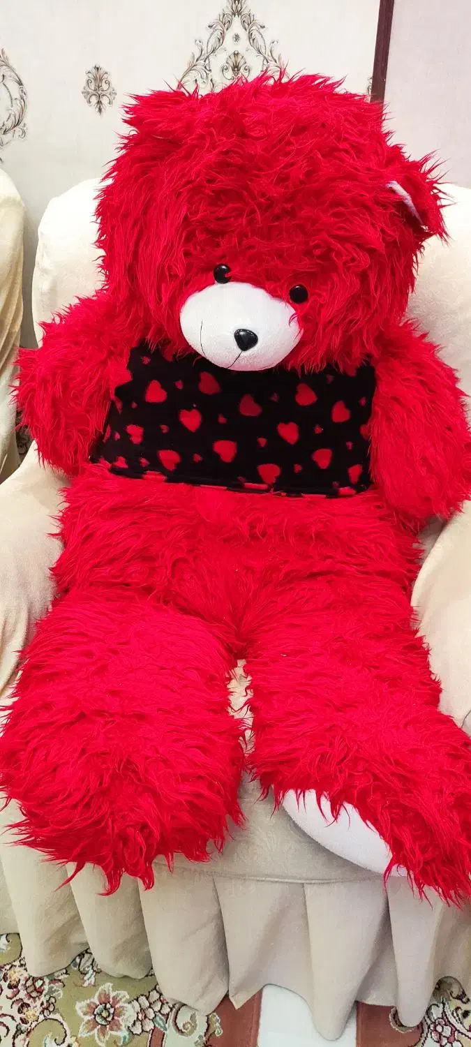 عروسک خرسی قرمز|اسباب‌بازی بچه|تهران, سازمان برنامه شمالی|دیوار