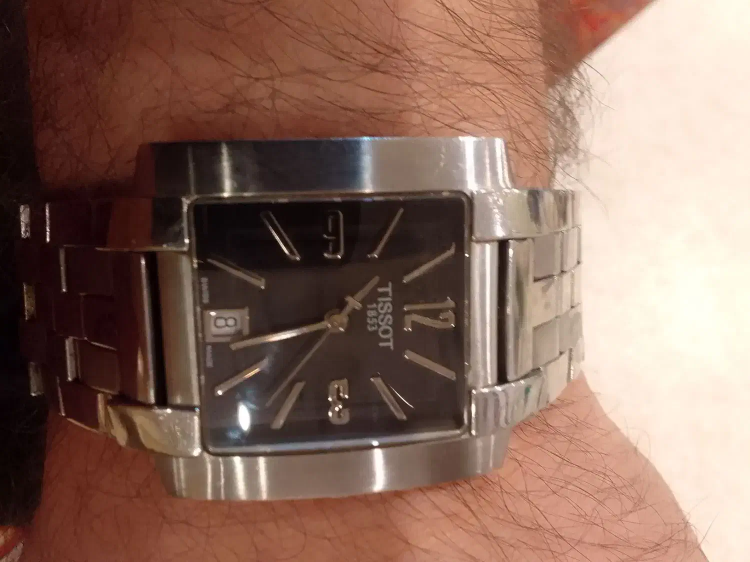 ساعت تیسوت اصل سوئیس مردانه مشکی|ساعت|ساوه, |دیوار