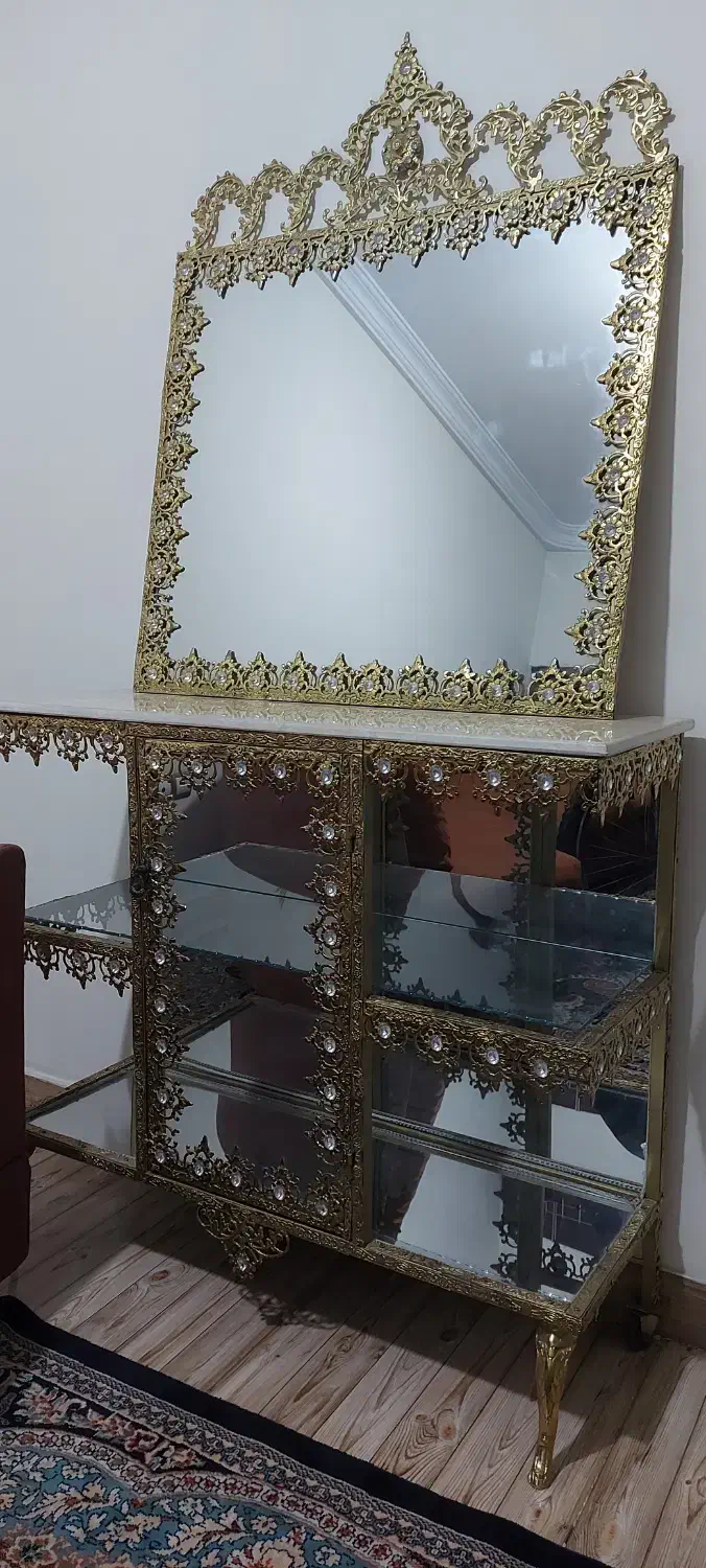 آیینه کنسول برنز|بوفه، ویترین، کنسول|تهران, دولتخواه جنوبی|دیوار