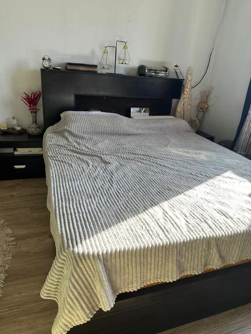 سرویس خواب دونفره نقدیو قسطی|تخت و سرویس خواب|یزد, |دیوار